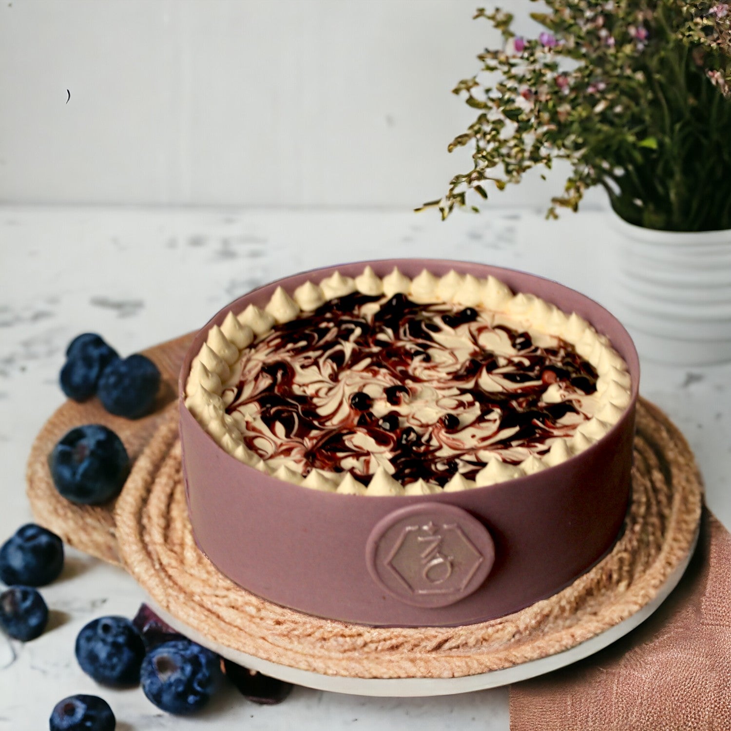 ZOROY Lemon Blueberry Cake Eggless