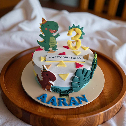 ZOROY Dino Theme Cake