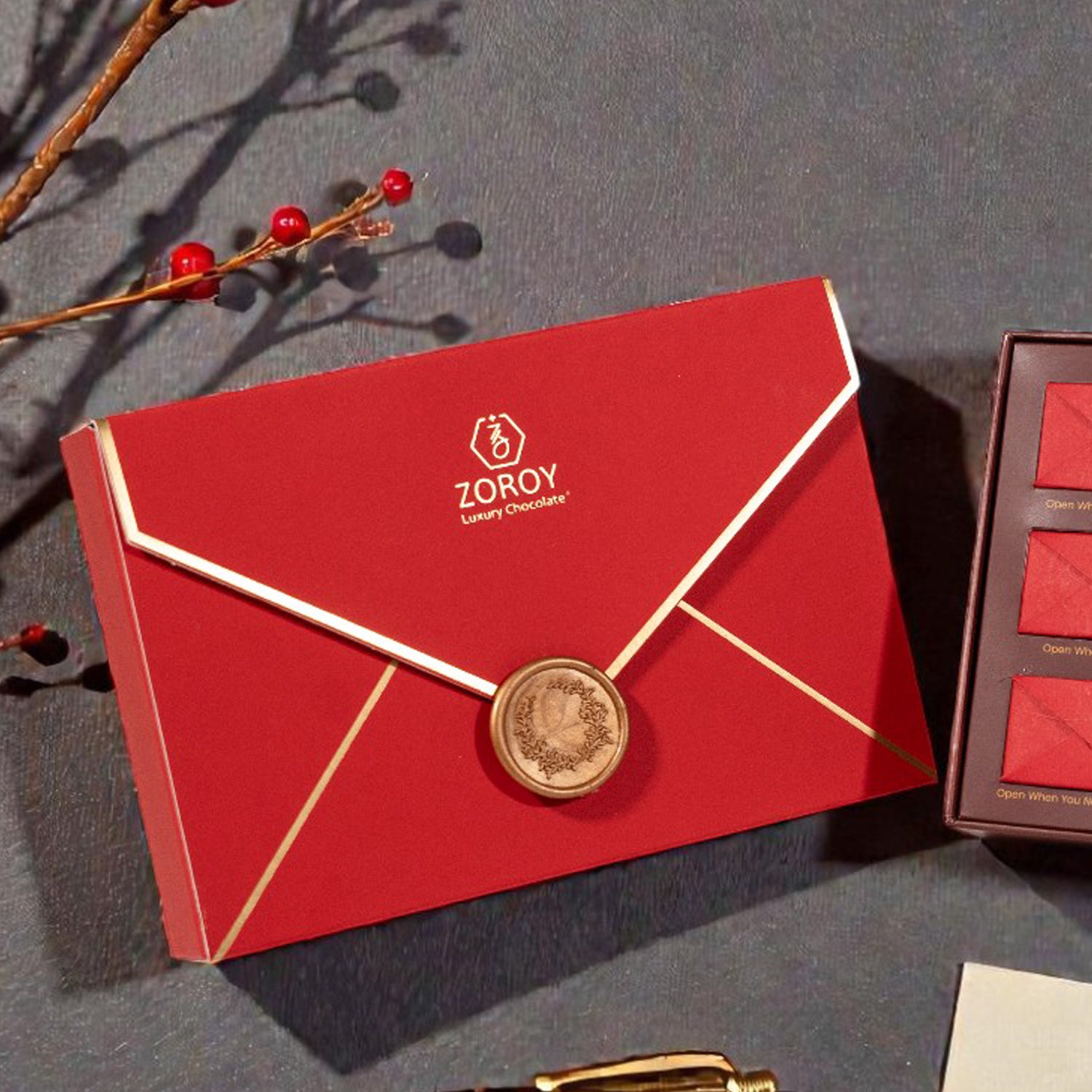 ZOROY Love Letters Chocolate Gift Box – 9 “Open When” Message Chocolates | Romantic Gift for Him & Her| Valentine edition