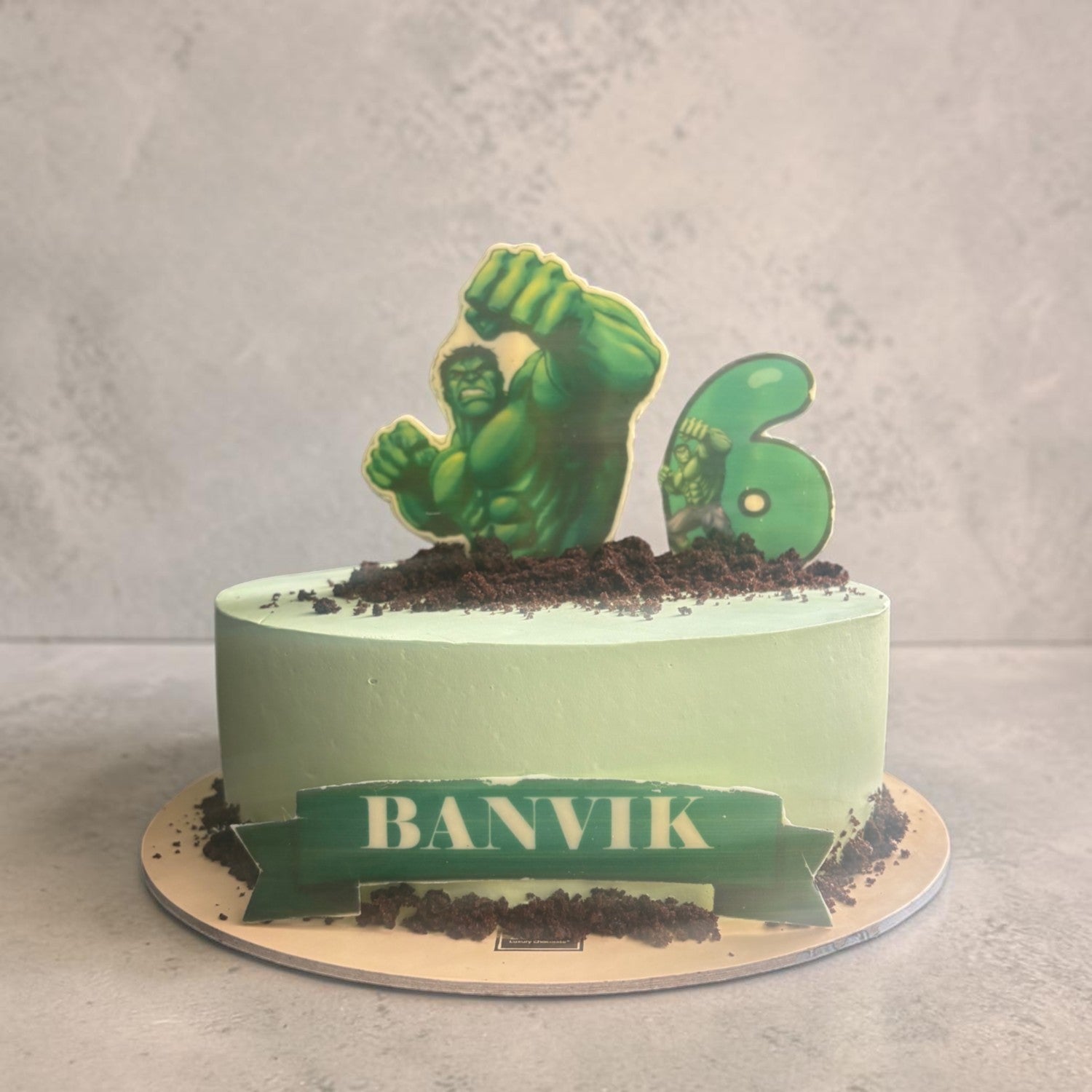 Hulk superhero Theme Cake