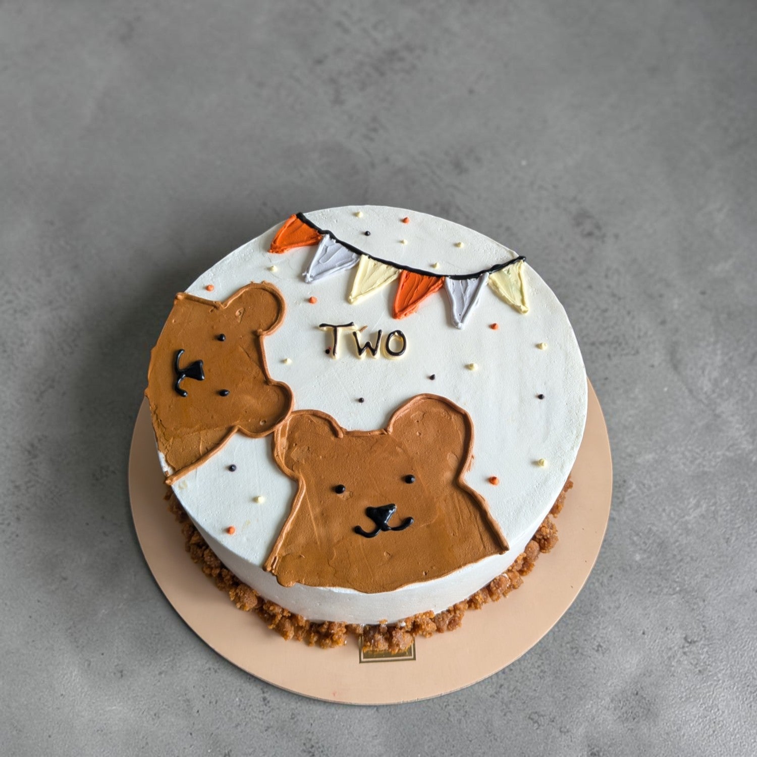 Teddy Bear Second Birthday Cake