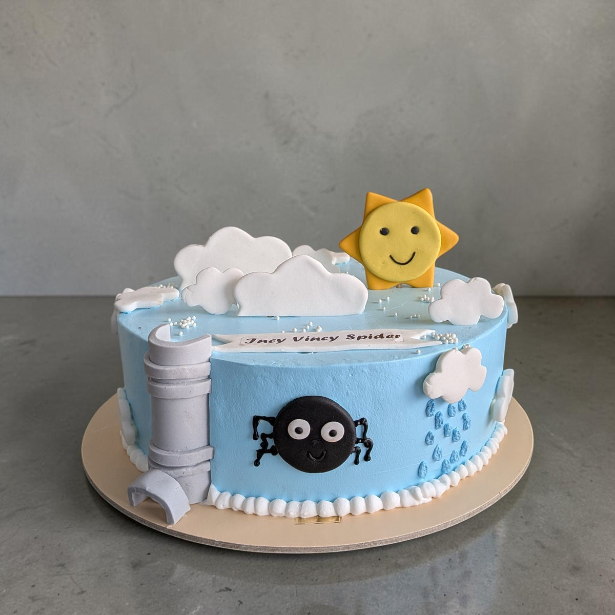 Incy Vincy Spider theme cake