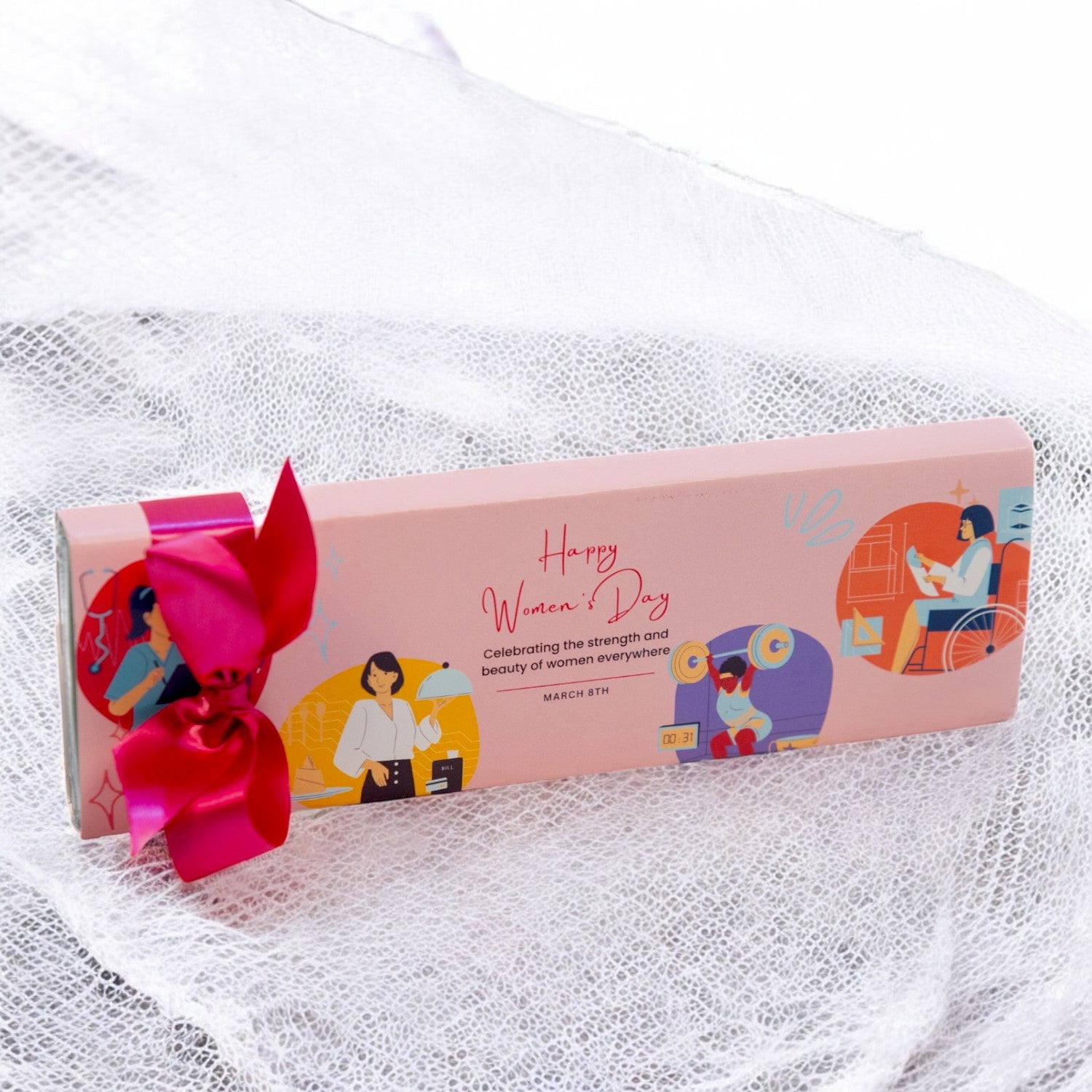 Zoroy Windmills Of The Heart Box With Rum and Raisin Flavored Dark Choco Bites 50g | International Women's Day |
