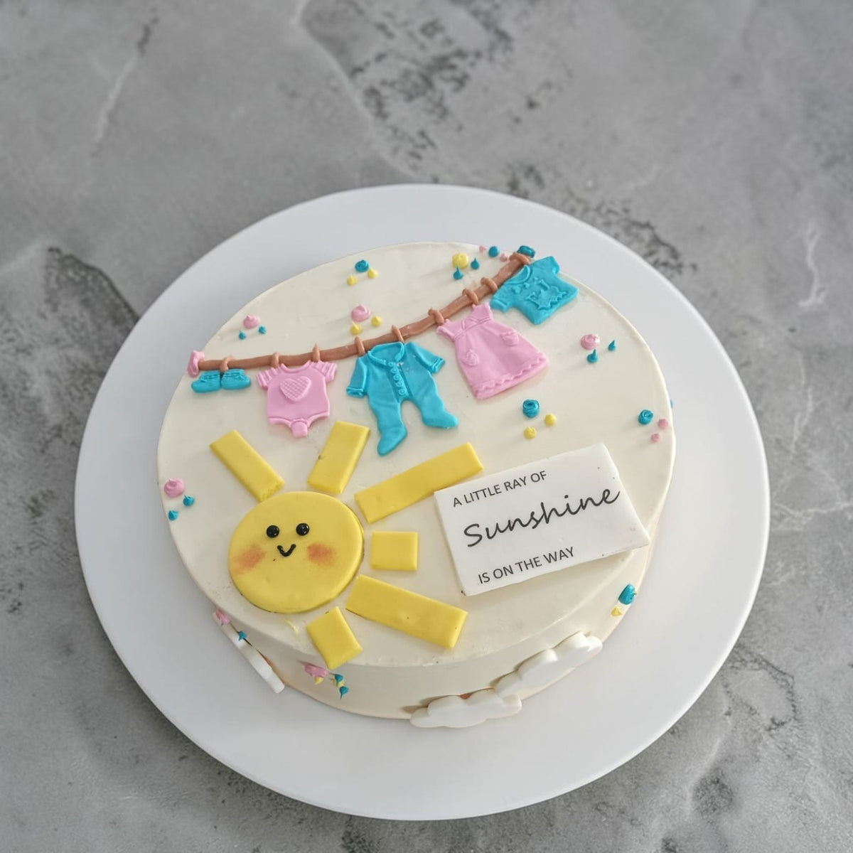 Baby Announcement / Baby Shower Theme Cake