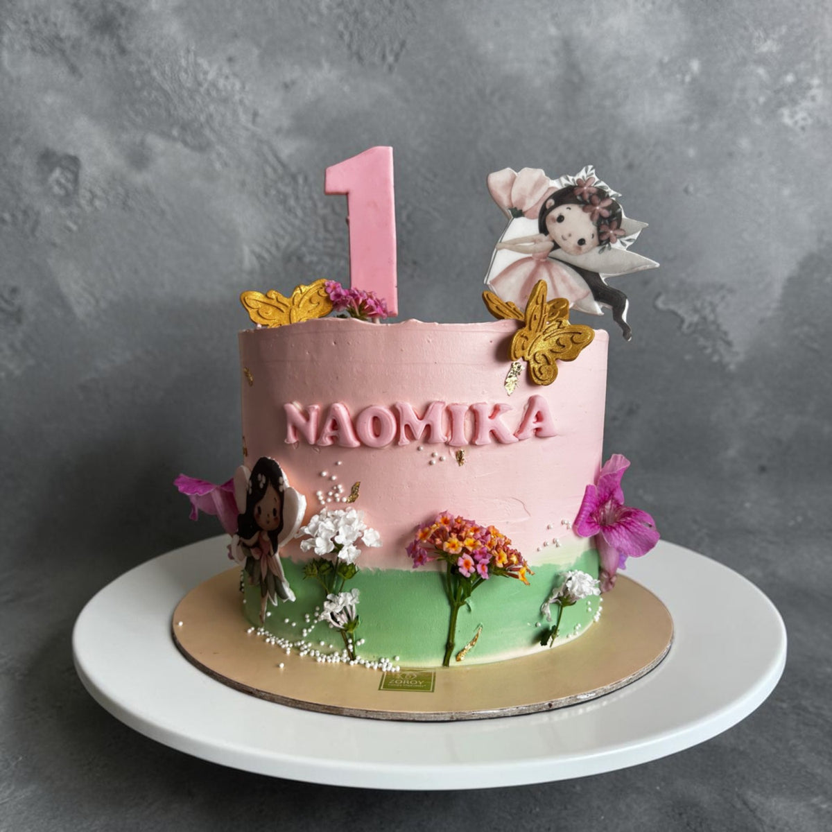 First Birthday Angel Theme Cakes