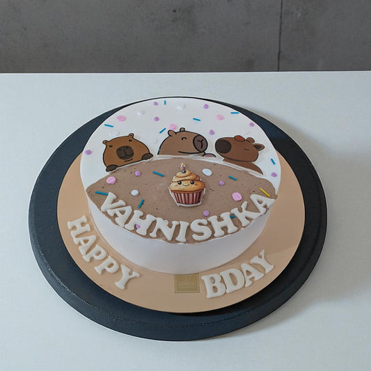 ZOROY We Bare Bears Theme Cake