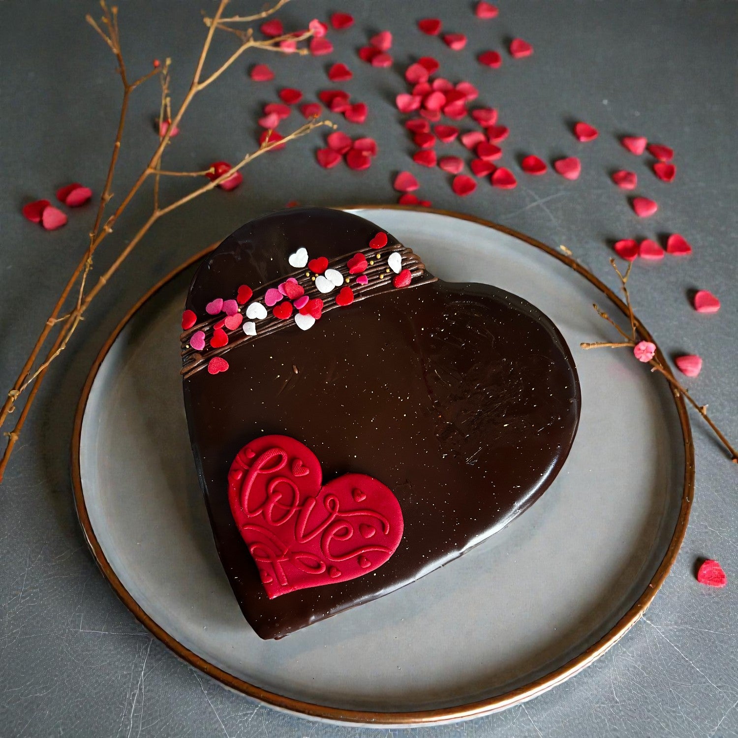 ZOROY Love special Belgian chocolate truffle cake