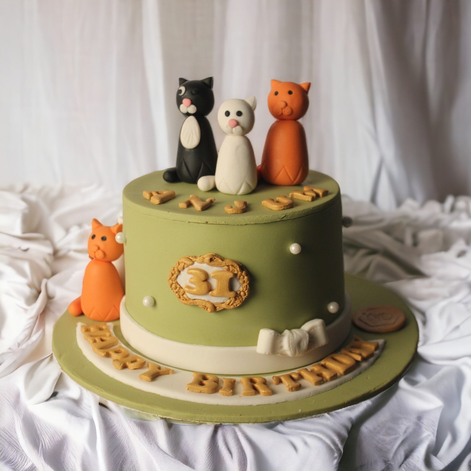 ZOROY Cat Theme Cake