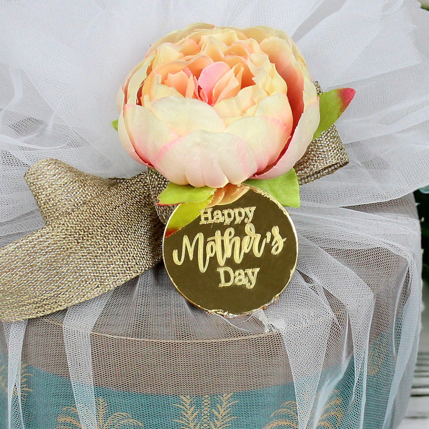 ZOROY Luxury Chocolate Palms Green Tea Gift Hamper For Mothers Day |  Belgian style chocolate | Dry fruits |  Handcrafted cookies | 100% Veg