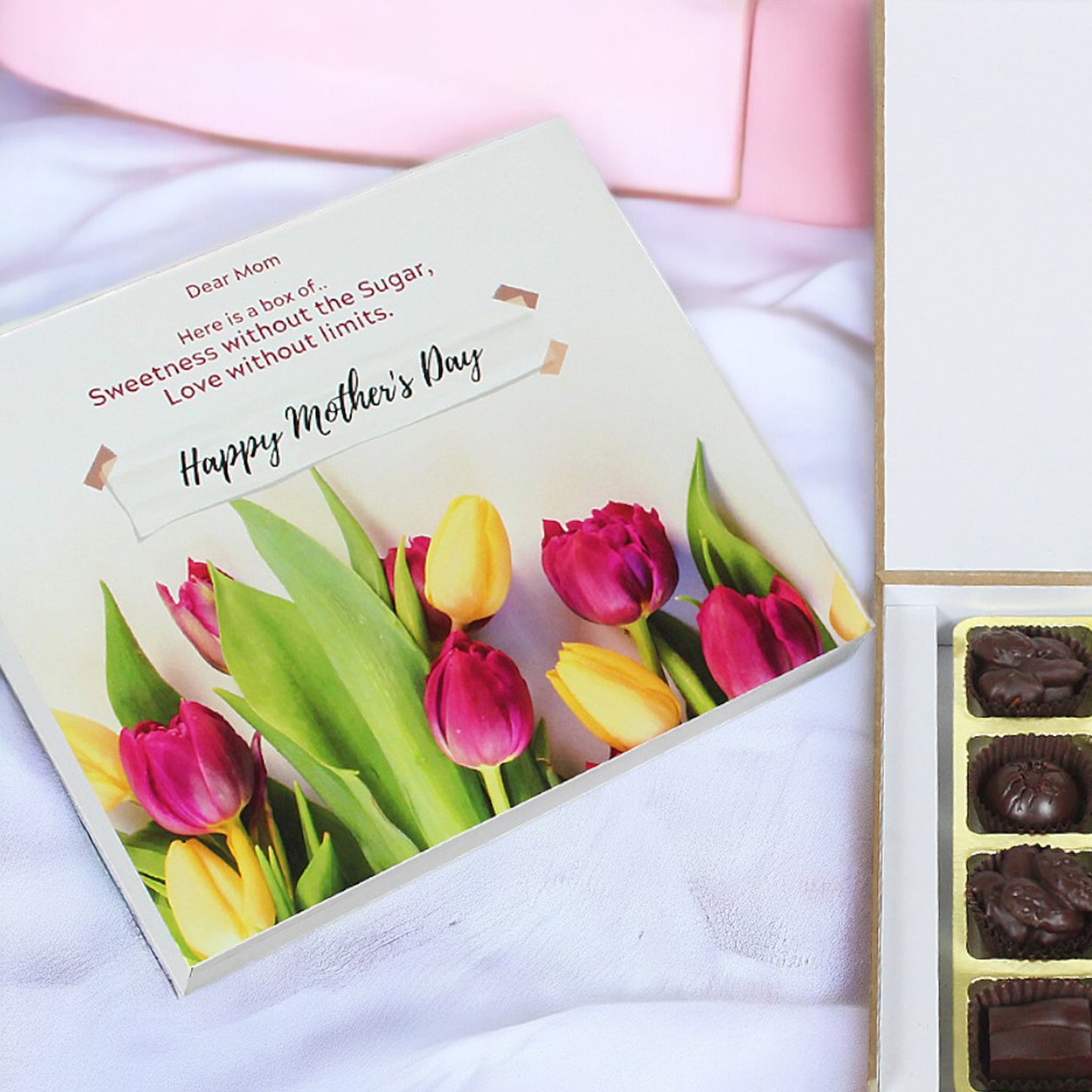 ZOROY Mothers Day special 59% Vegan Dark Sugarfree Chocolates | No added Sugar | No Maltitol | Monk Fruit Sweetened | 16nos