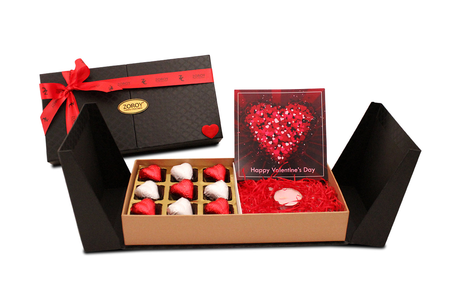 ZOROY Luxury Chocolate Darling Love Box Valentine-90gms Gift Hamper For Girlfriend | BoyFriend Anniversary Gifts For Wife | Husband | Love Message Chocolates | Chocolate Hamper For Couples