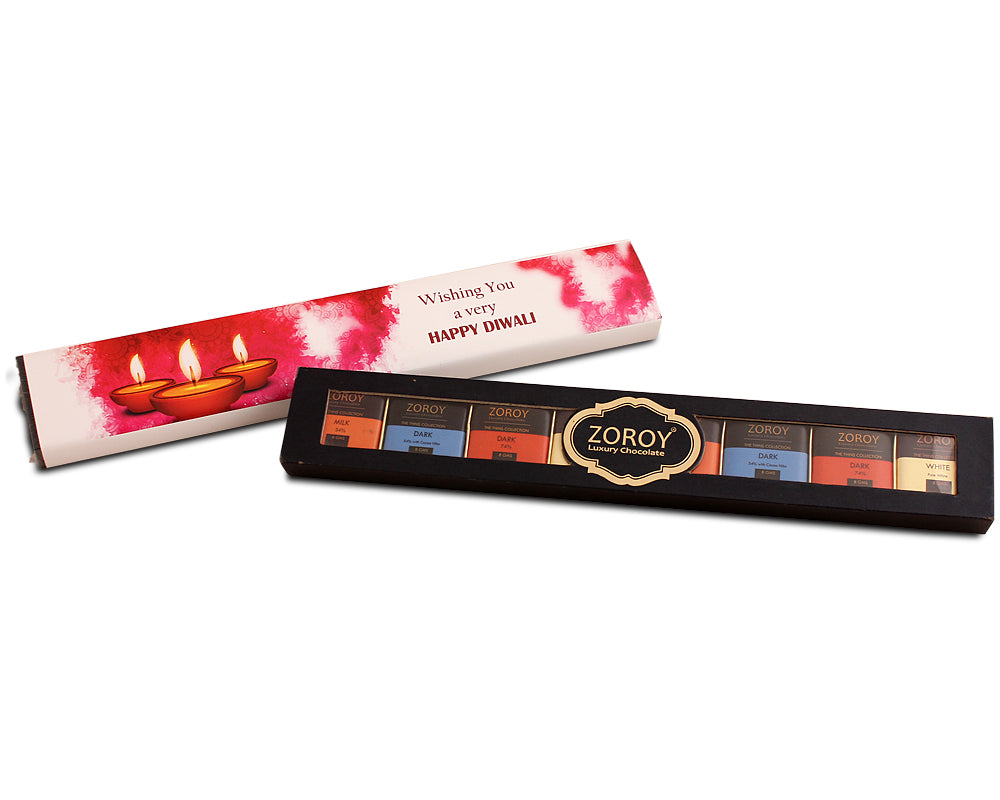 ZOROY Belgian 8 Thins Chocolate gift Box Diwali special
