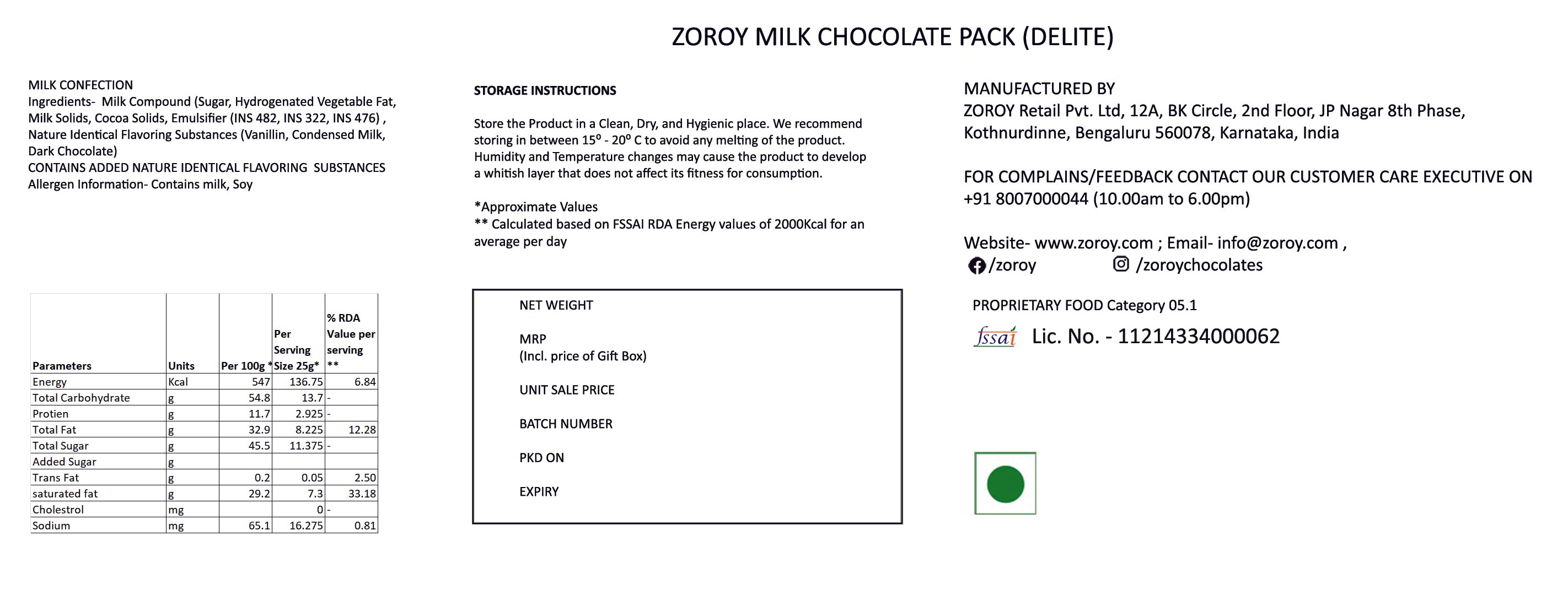 ZOROY Luxury Chocolate Easter Marzipan Eggs | Almond marzipan chocolate | 22 colourful eggs in egg sghaped box | Easter Colour Full Eggs | 200G