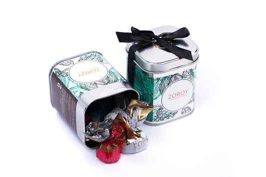 ZOROY Assorted Delite Chocolate Tin Gift Pack ( 110 Gms)