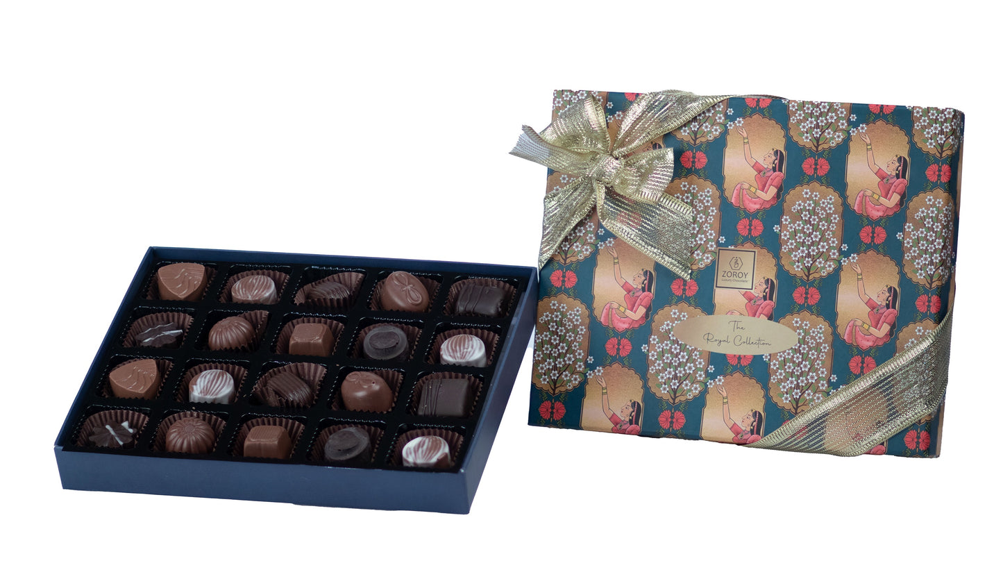 ZOROY Diwali special gift box of 20 assorted chocolates
