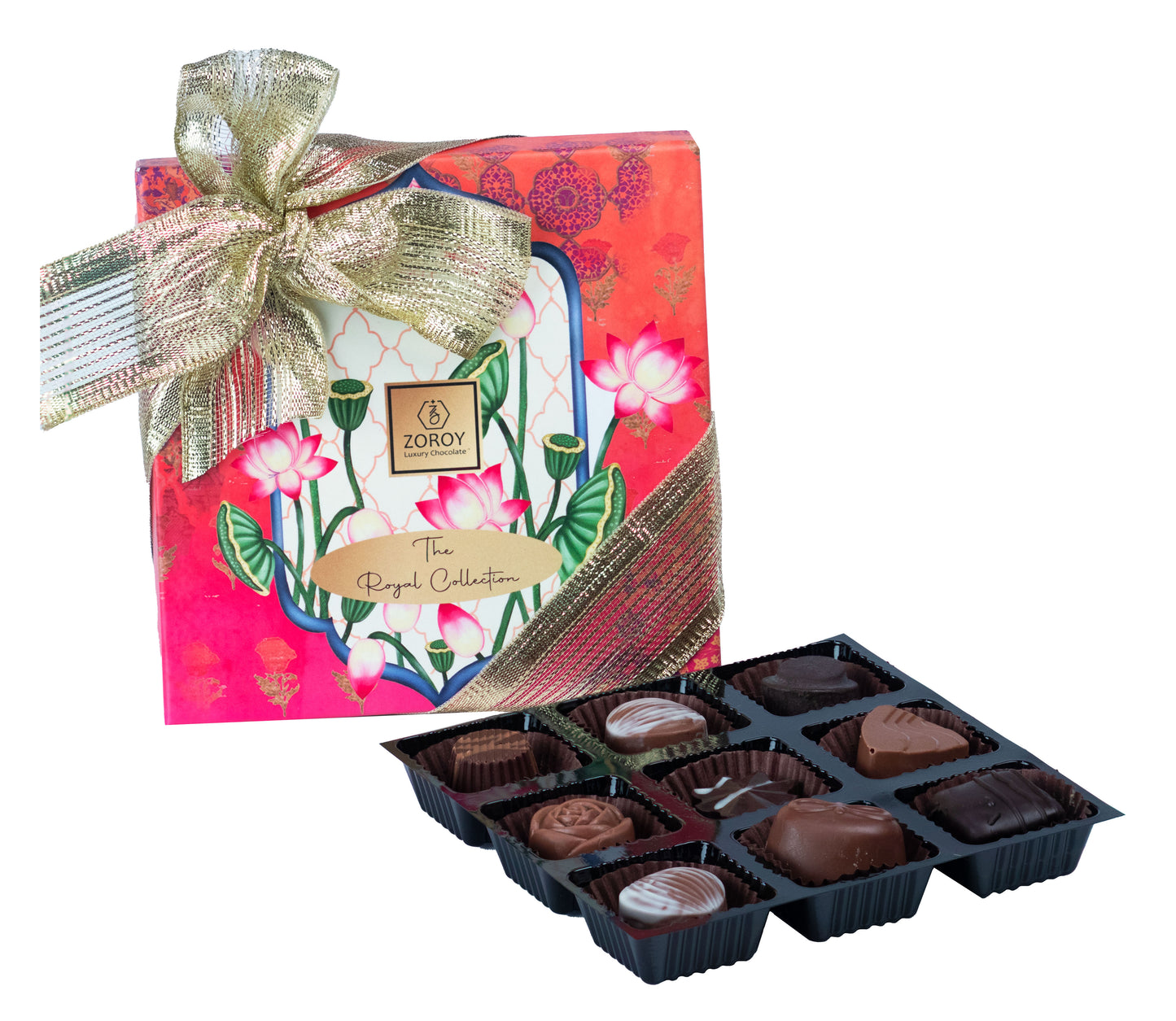 ZOROY Diwali Festive Box of 9 Assorted Chocolate