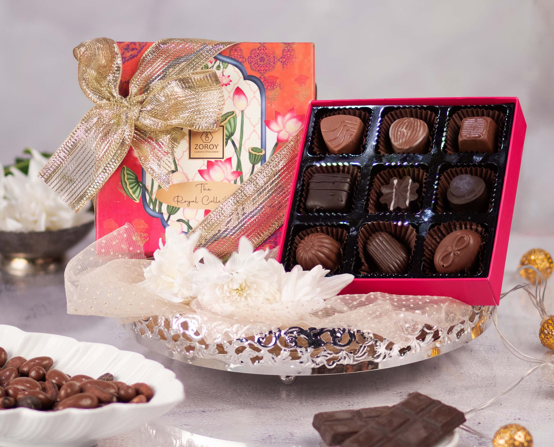 ZOROY Diwali Festive Box of 9 Assorted Chocolate