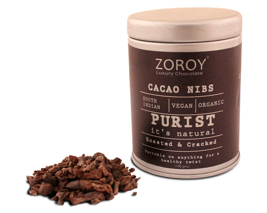 ZOROY Purist collection natural Coco beans/ nibs/ Granulas, 100 gms
