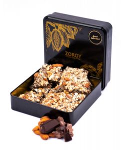 ZOROY Luxury Chocolate Carnival Mini Gift Hamper For Diwali Corporate Birthday Christmas Almond buttercrunch| Dry Fruits Dehydrated fruits Belgian style chocolate bars | Arabica AA ground coffee
