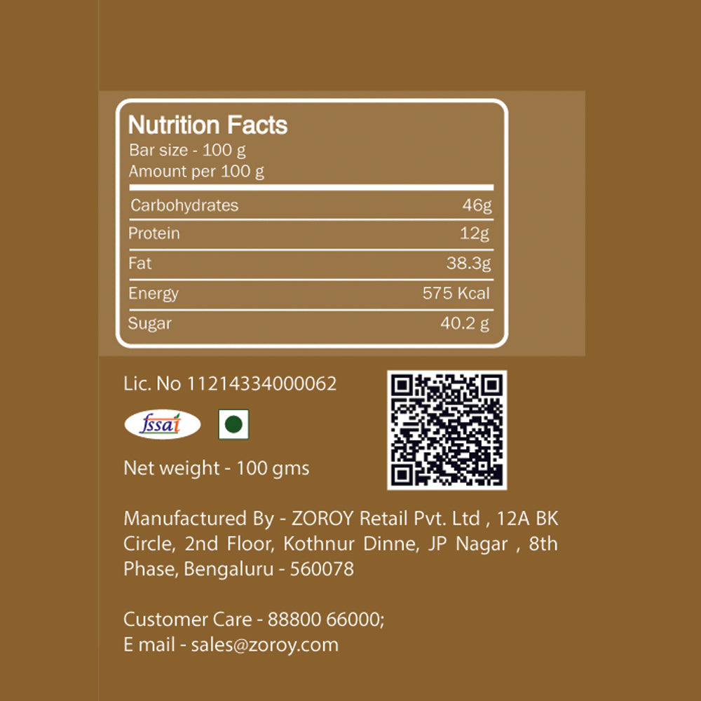 ZOROY LUXURY CHOCOLATE 100% Couverture Milk chocolate Almond bar | Signature Belgian style chocolate | Almond chocolate | 100 grams